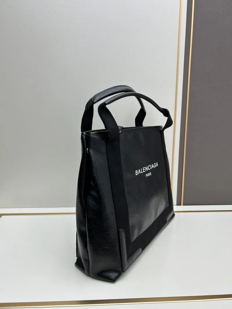 Alternative view of Balenciaga Black Top Handle Tote Bag 6034