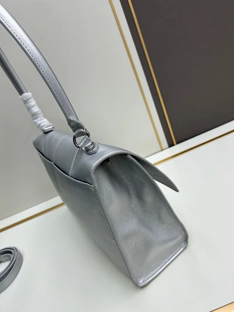 Balenciaga Silver Top Handle Bag 6899 - Image 3