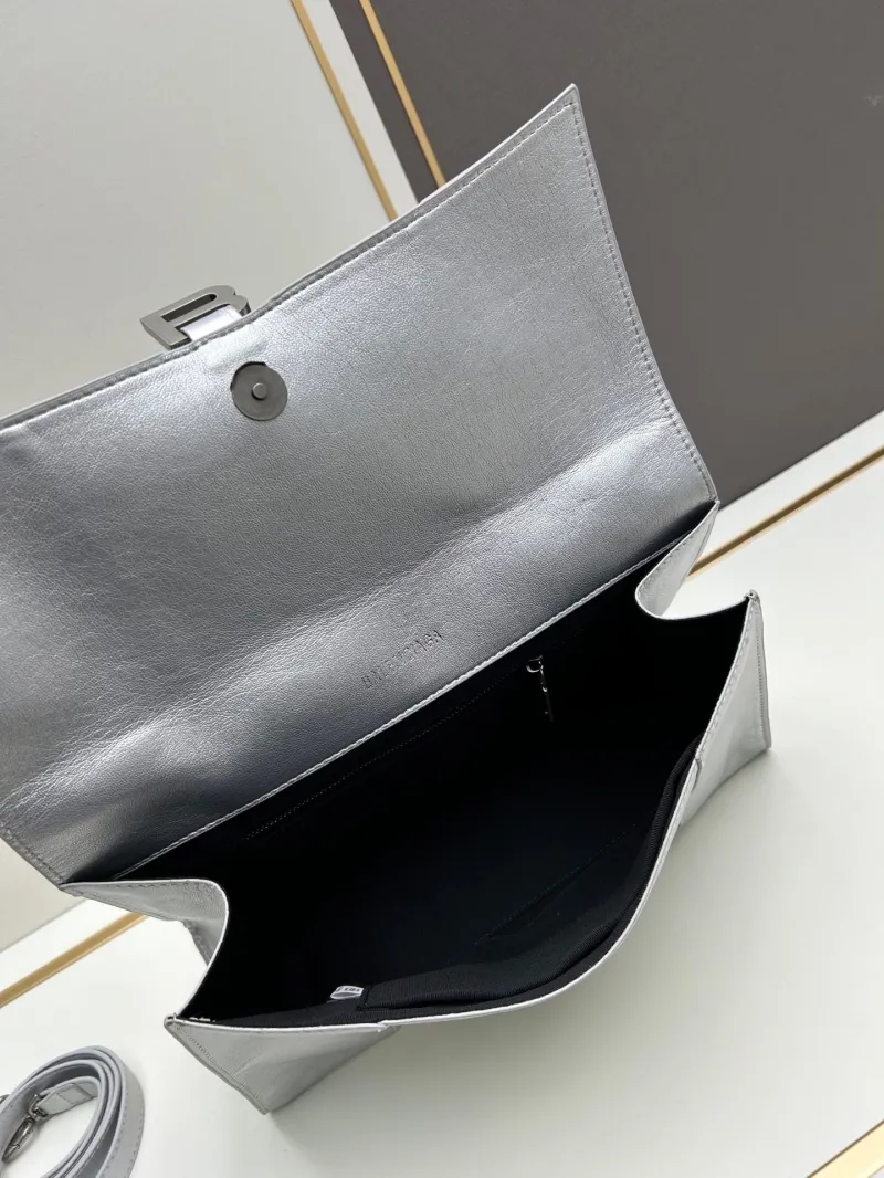 Balenciaga Silver Top Handle Bag 6899 - Image 7
