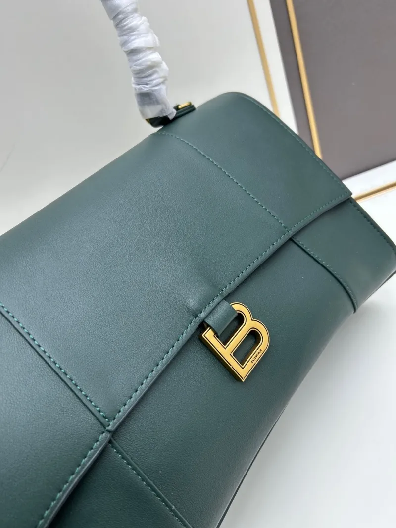 Balenciaga Dark Green Top Handle Bag 6899 - Image 4