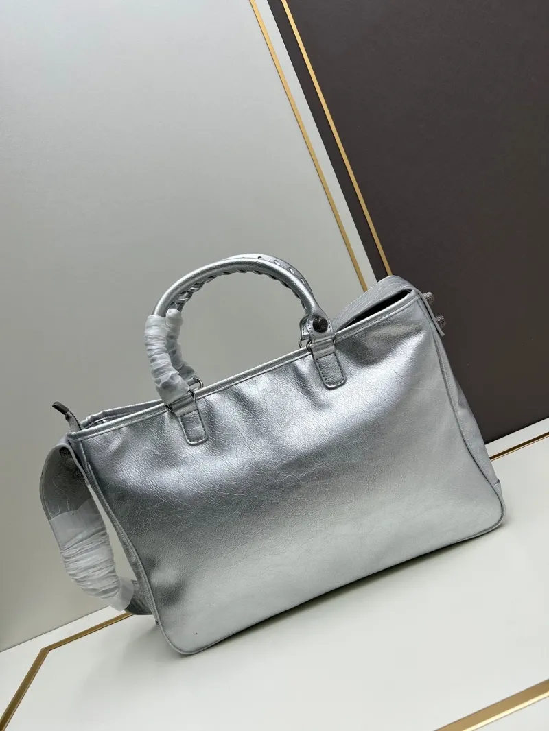 Alternative view of Balenciaga Silver Top Handle Bag 6861