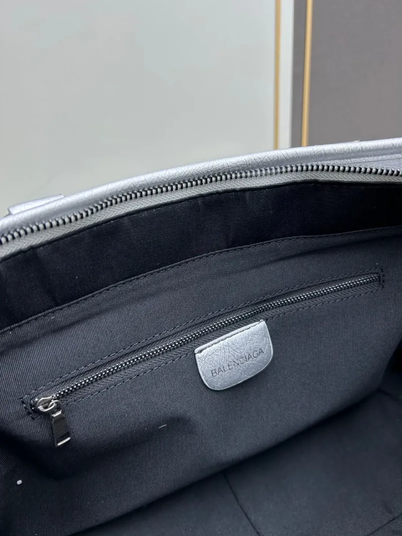 Balenciaga Silver Top Handle Bag 6861 - Image 8