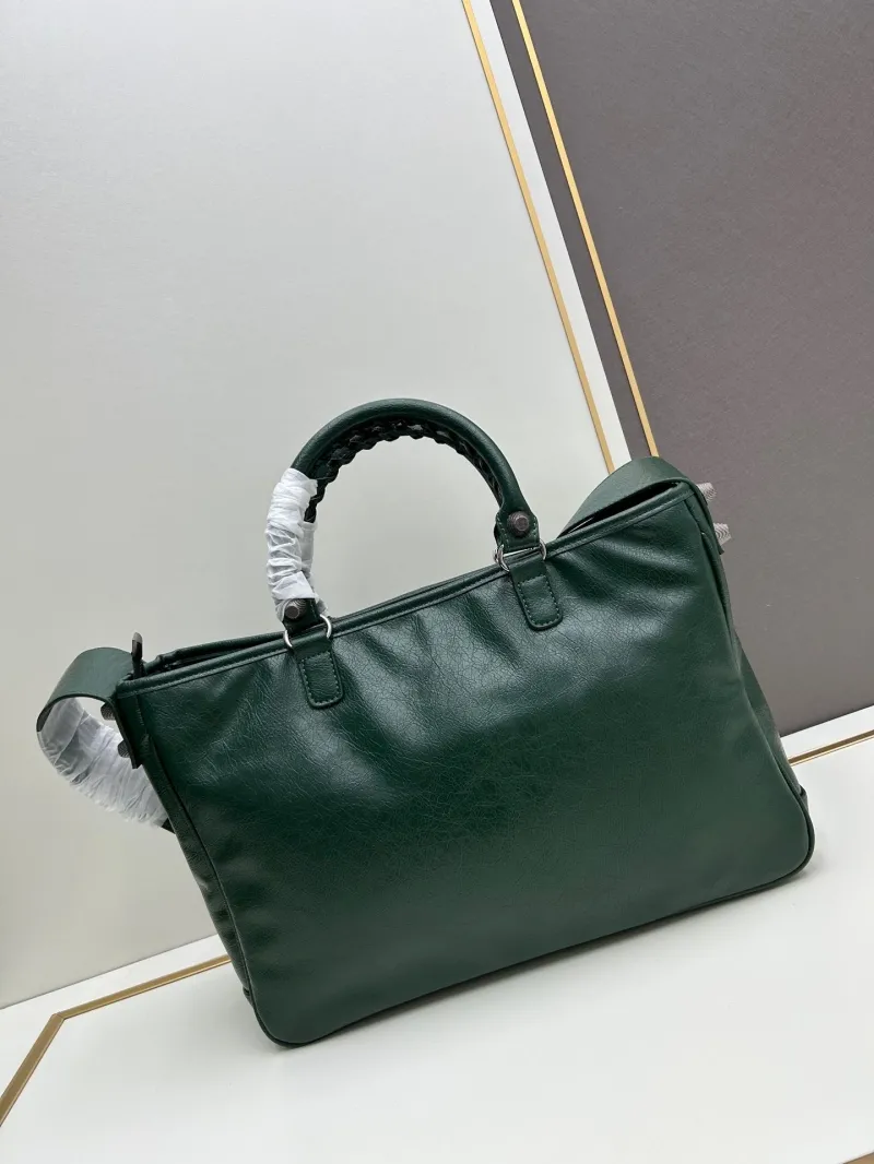 Alternative view of Balenciaga Dark Green Top Handle Bag 6861