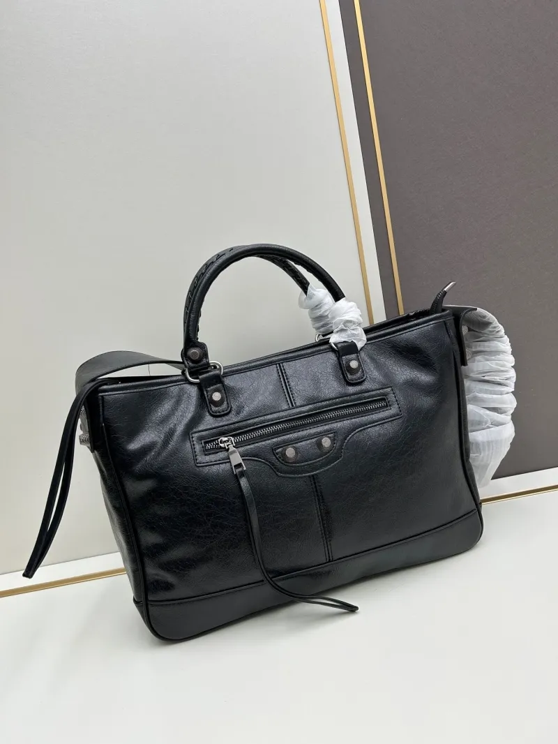 Balenciaga Black Top Handle Bag 6861 - Image 4