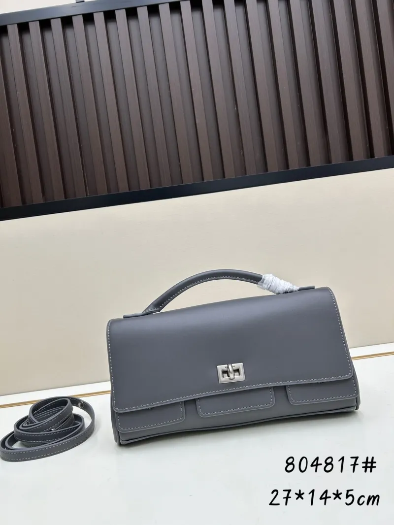 Balenciaga Gray Top Handle Bag 804817