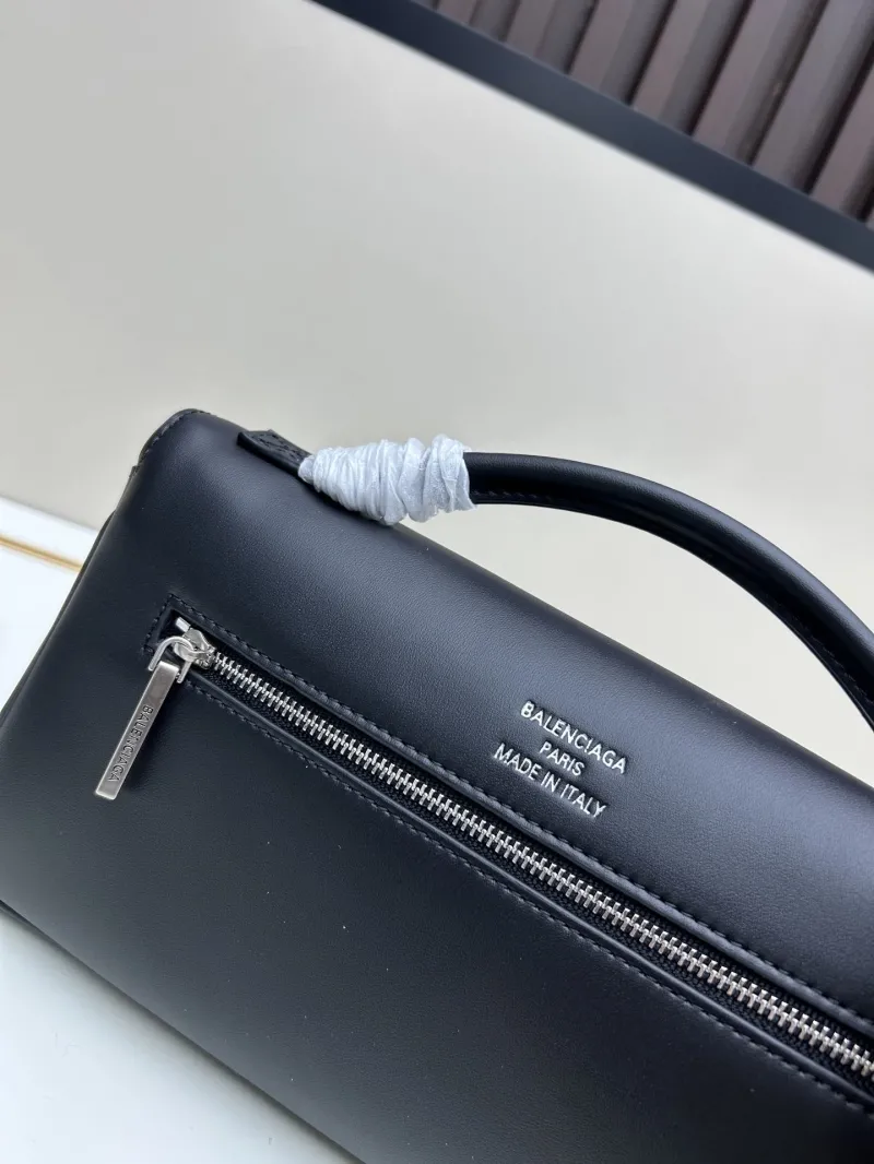 Balenciaga Black Leather Top Handle Bag 804817 - Image 4