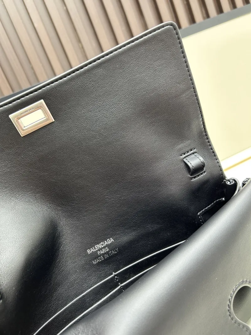 Balenciaga Black Leather Top Handle Bag 804817 - Image 8