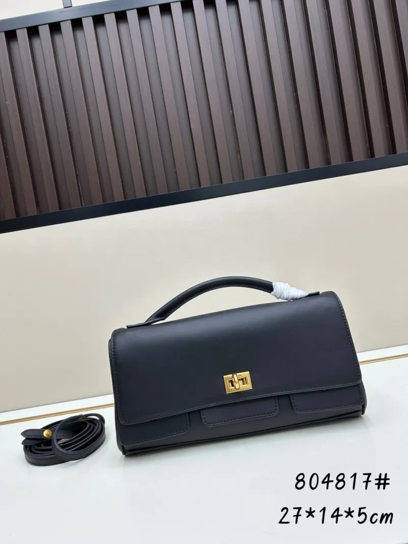 Balenciaga Black Top Handle Bag 804817