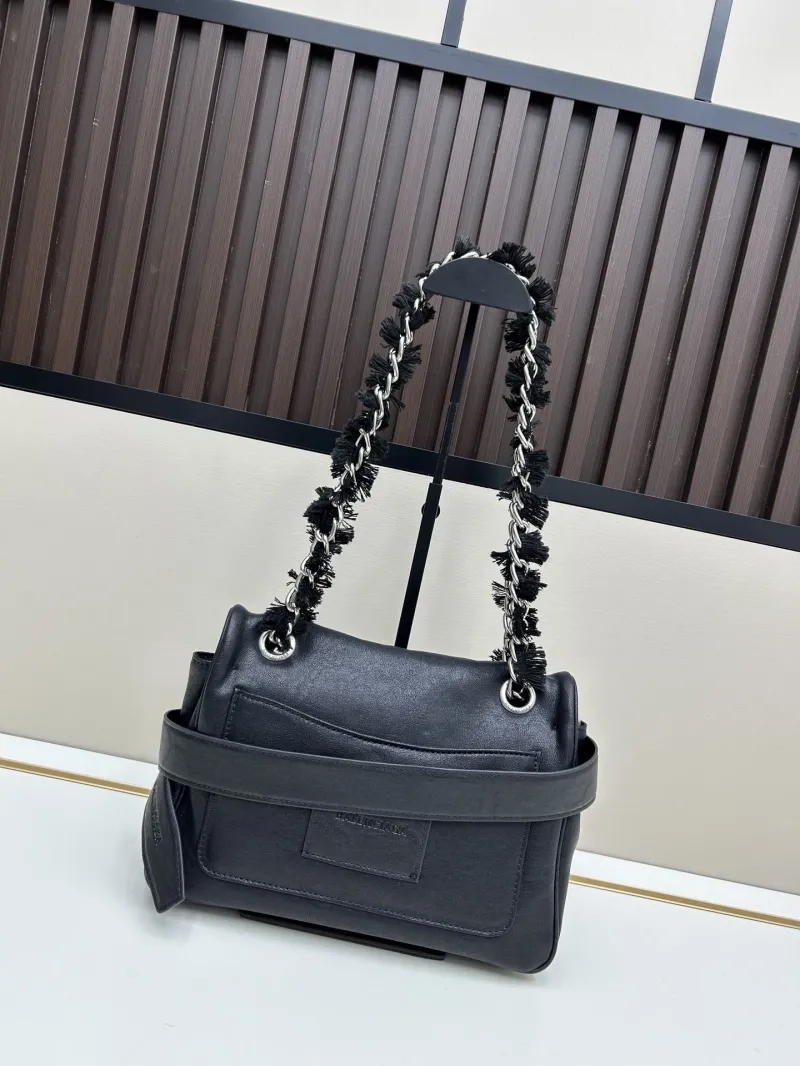 Alternative view of Balenciaga Black Flap Shoulder Bag 80933