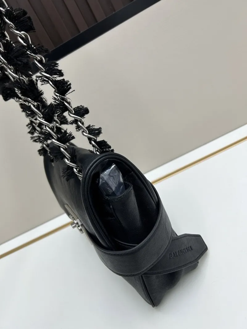 Balenciaga Black Flap Shoulder Bag 80933 - Image 3