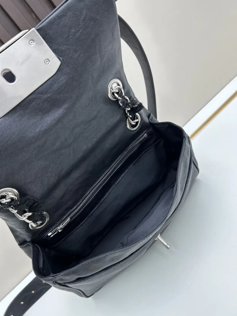 Balenciaga Black Flap Shoulder Bag 80933 - Image 7