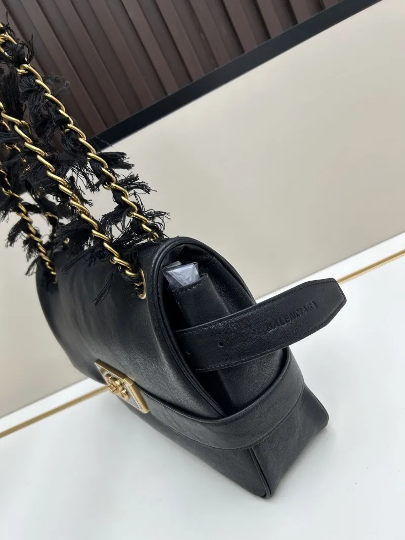 Alternative view of Balenciaga Black Top Handle Shoulder Bag 376