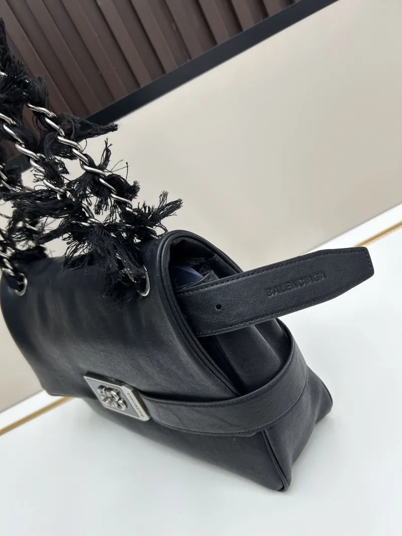 Balenciaga Black Top Handle Shoulder Bag 80932 - Image 3