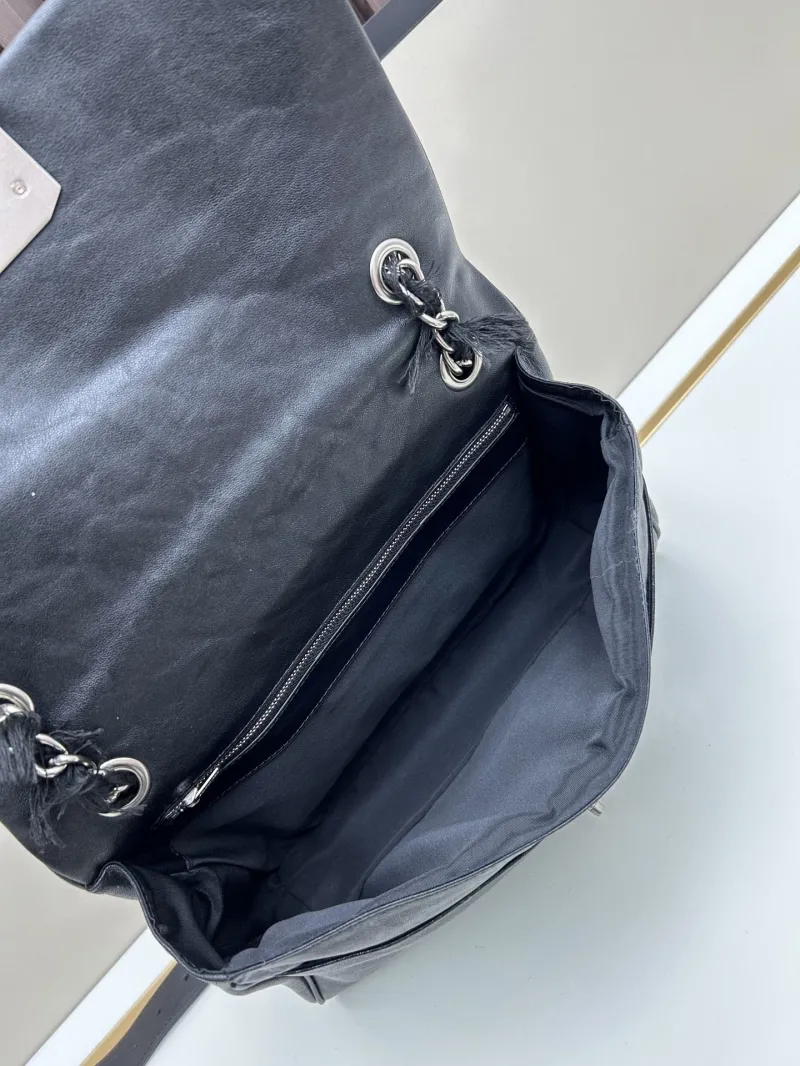 Balenciaga Black Top Handle Shoulder Bag 80932 - Image 7