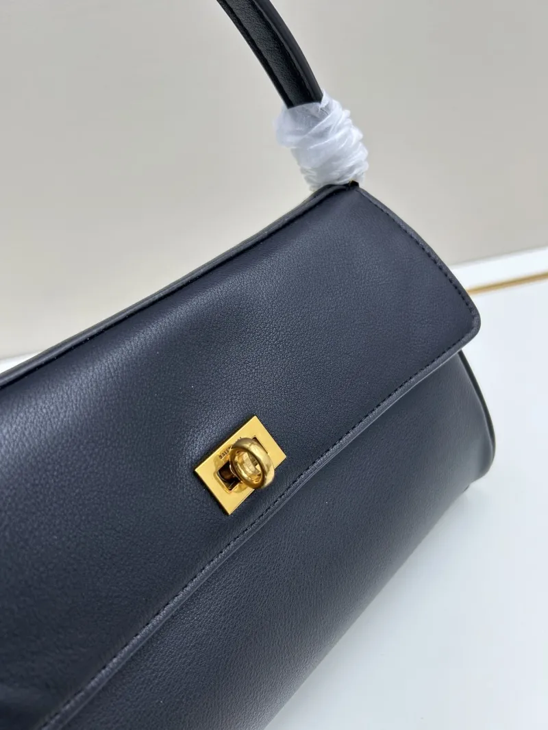 Balenciaga Black Top Handle Bag 6004 - Image 4