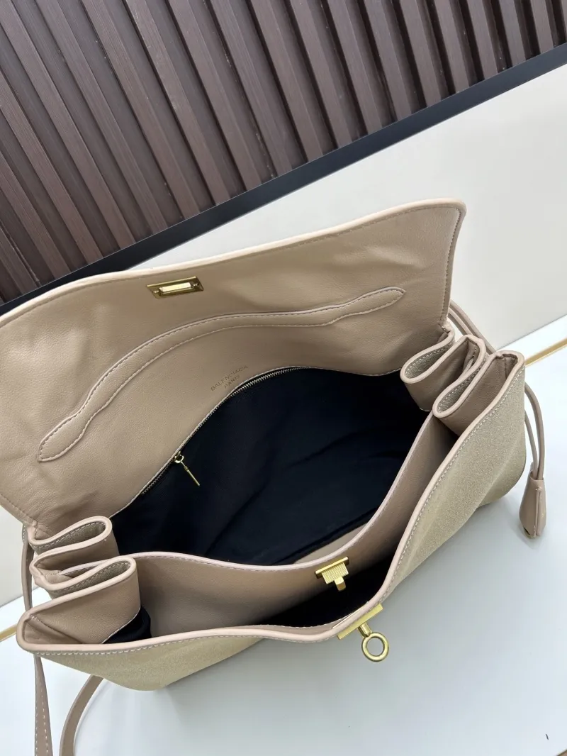 Balenciaga Beige Top Handle Shoulder Bag 6876 - Image 7
