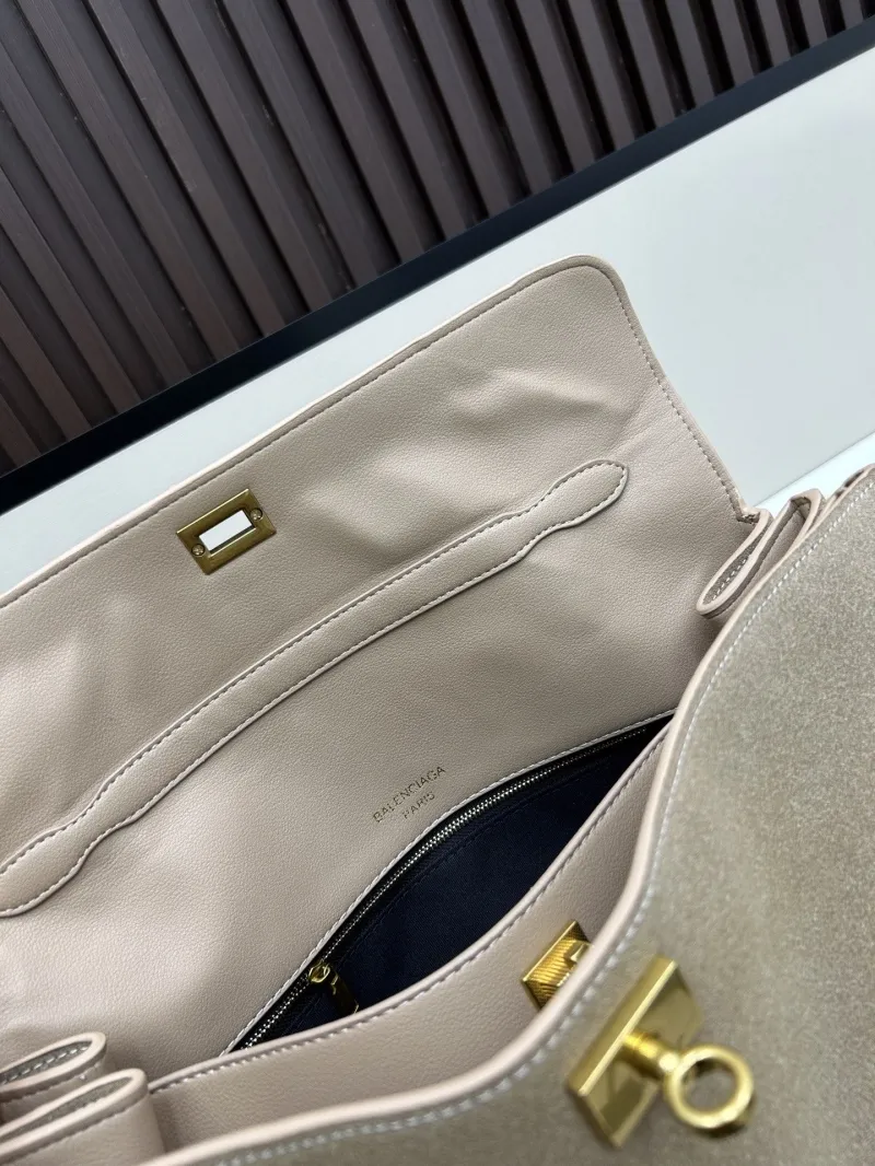Balenciaga Beige Top Handle Shoulder Bag 6876 - Image 8
