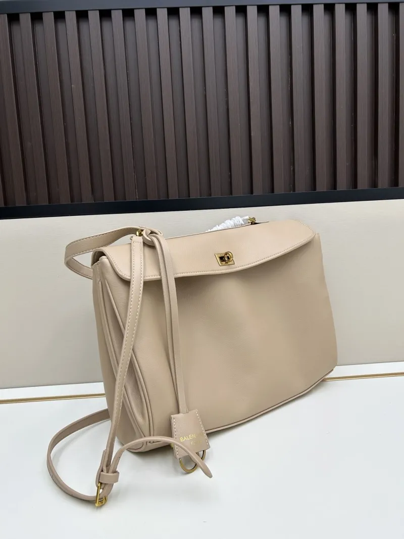 Balenciaga Beige Top Handle Shoulder Bag 6876 - Image 3