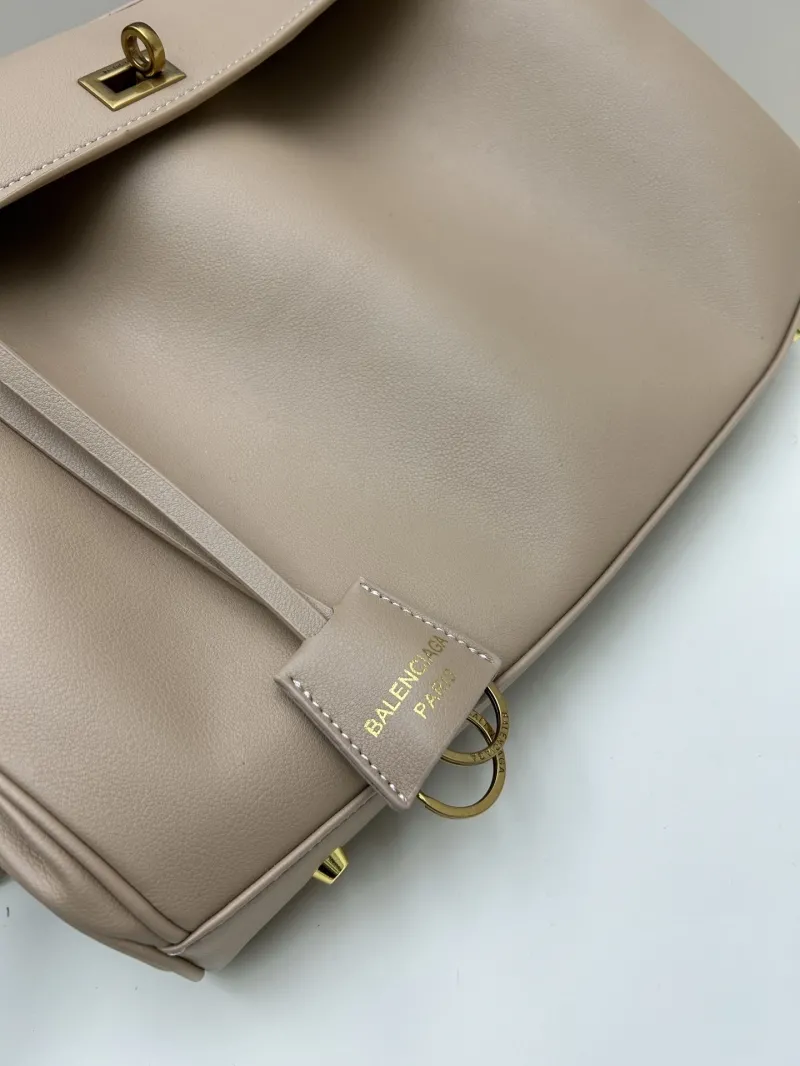 Balenciaga Beige Top Handle Shoulder Bag 6876 - Image 6