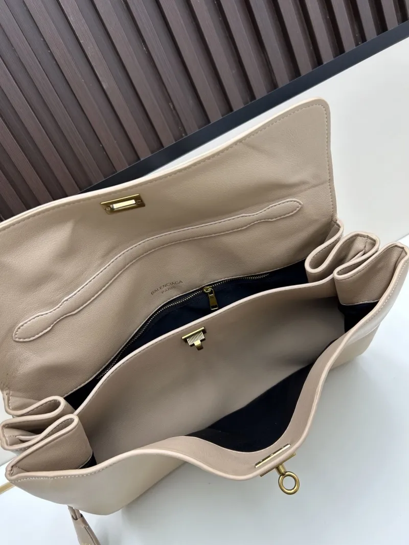 Balenciaga Beige Top Handle Shoulder Bag 6876 - Image 8