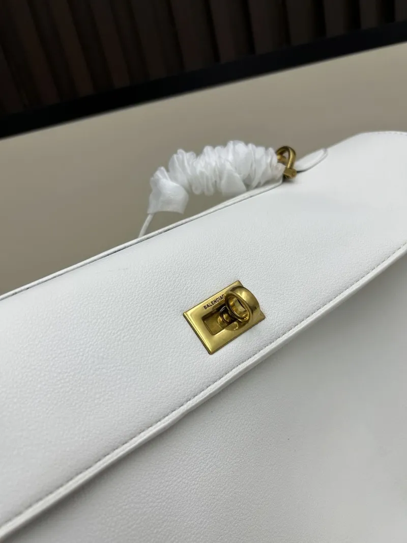 Balenciaga White Top Handle Bag 6876 - Image 4
