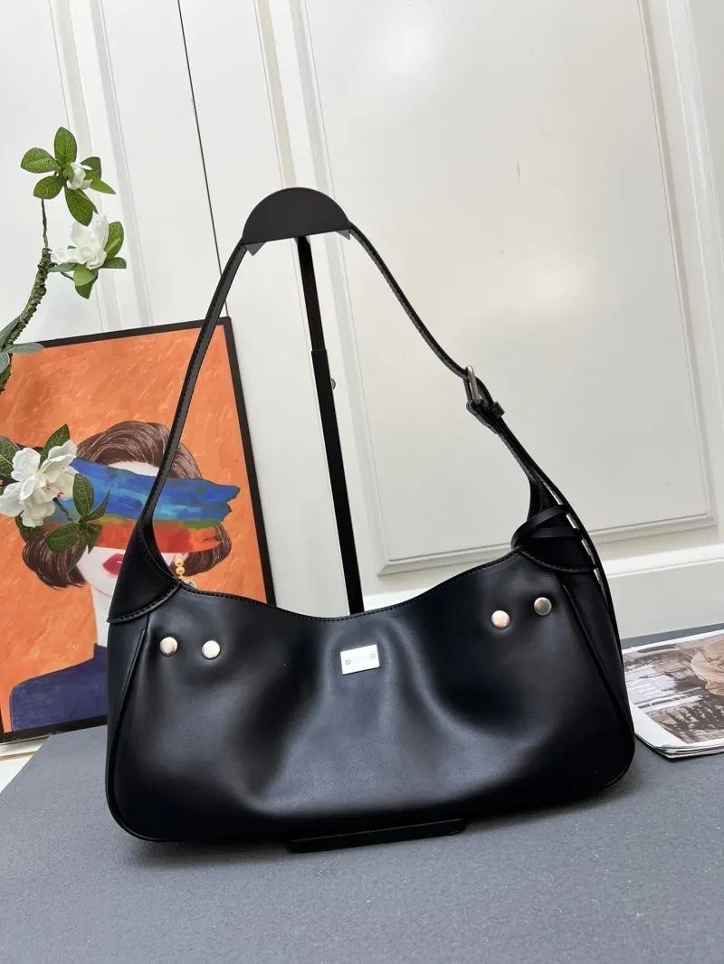 Balenciaga Black Hobo Shoulder Bag 393 - Image 3