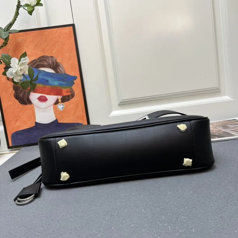 Balenciaga Black Hobo Shoulder Bag 393 - Image 8