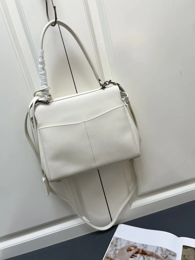 Alternative view of Balenciaga Rodeo White Leather Shoulder Handbag