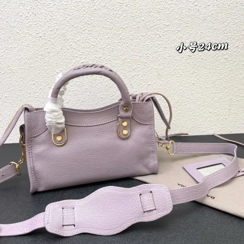 Alternative view of Balenciaga Small Lavender Top Handle Bag 24cm