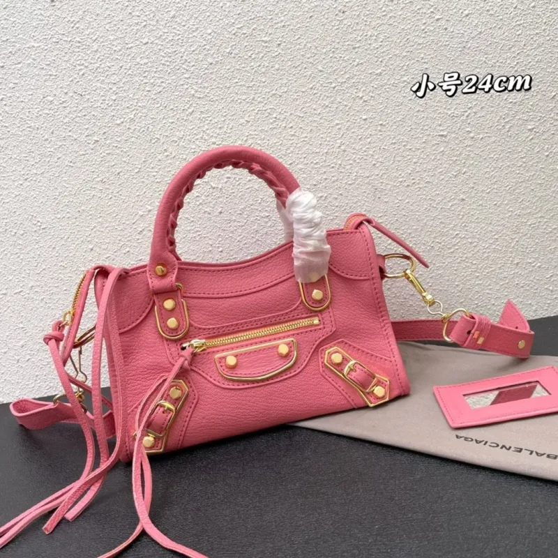 Balenciaga Small Pink Top Handle Bag 24cm
