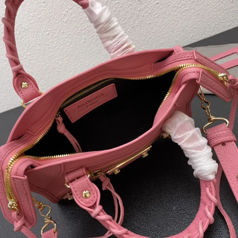 Balenciaga Small Pink Top Handle Bag 24cm - Image 8