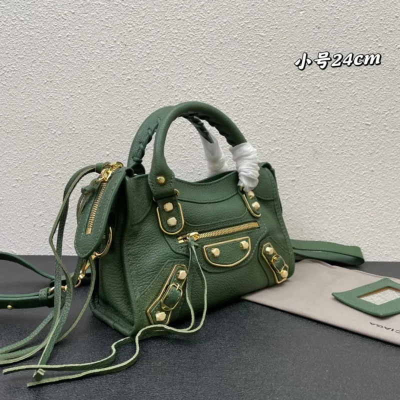Balenciaga Small Green Top Handle Bag - Image 3