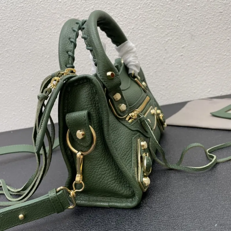 Balenciaga Small Green Top Handle Bag - Image 5