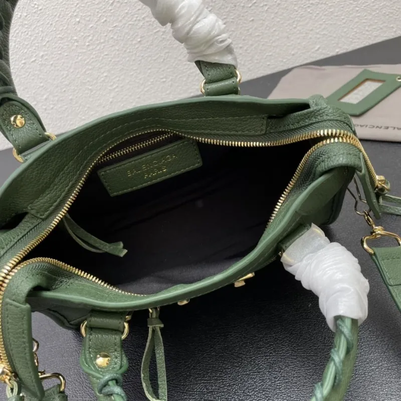 Balenciaga Small Green Top Handle Bag - Image 8