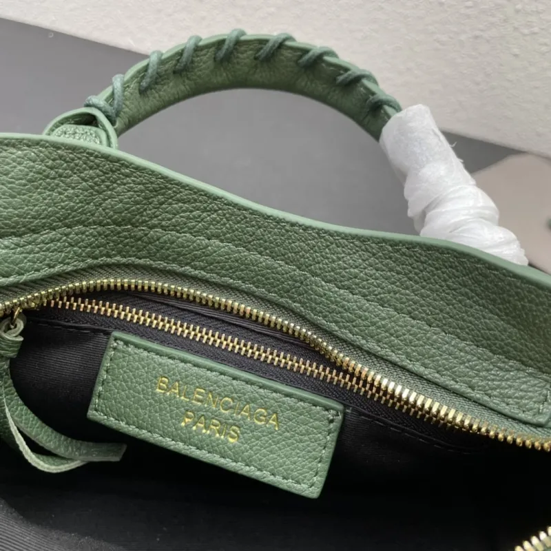 Balenciaga Small Green Top Handle Bag - Image 9