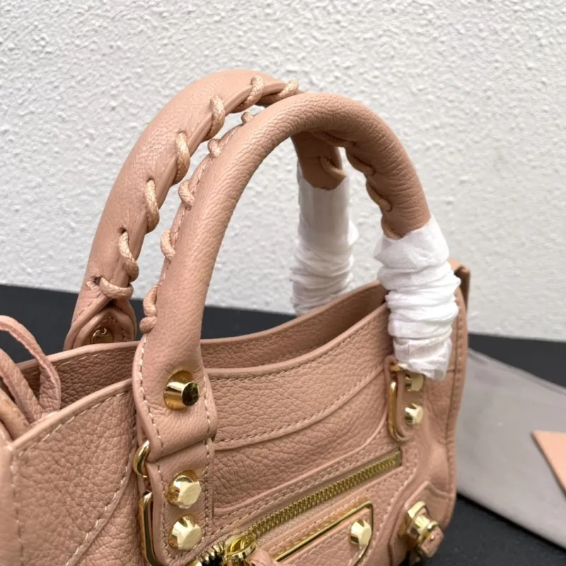 Balenciaga Small 24cm Light Pink Top Handle Bag - Image 5