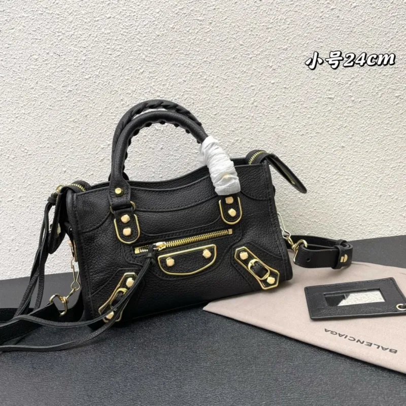 Balenciaga Small Black Top Handle Bag