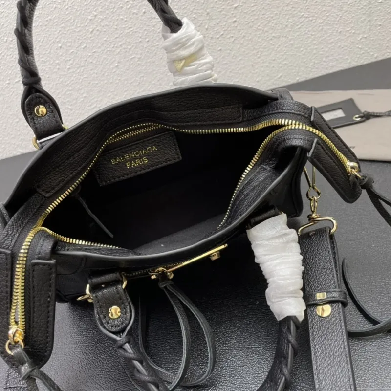 Balenciaga Small Black Top Handle Bag - Image 8