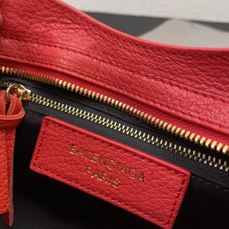 Balenciaga Small Red Top Handle Crossbody Bag - Image 9