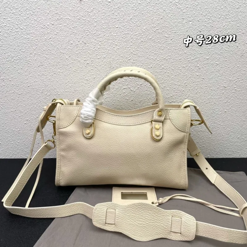 Alternative view of Balenciaga Medium Cream Top Handle Bag 28cm