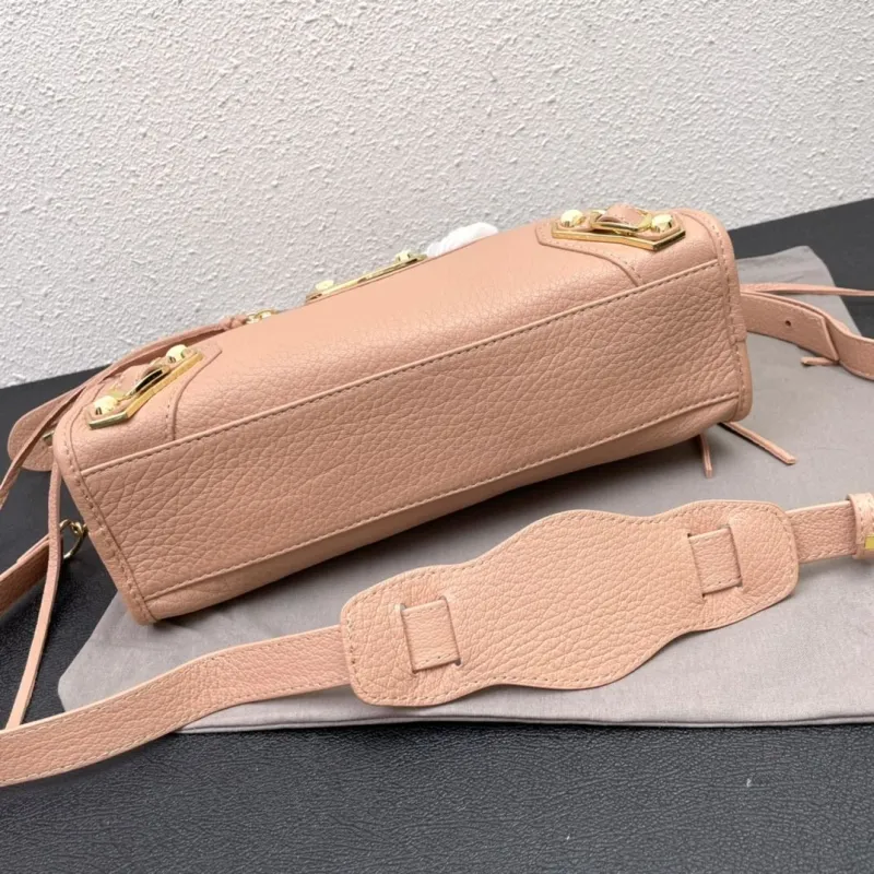 Balenciaga Medium Nude Pink Top Handle Leather Bag - Image 7