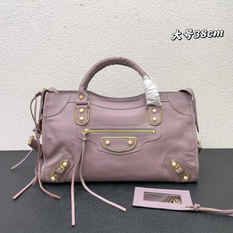 Balenciaga Large Mauve Top Handle Bag 422