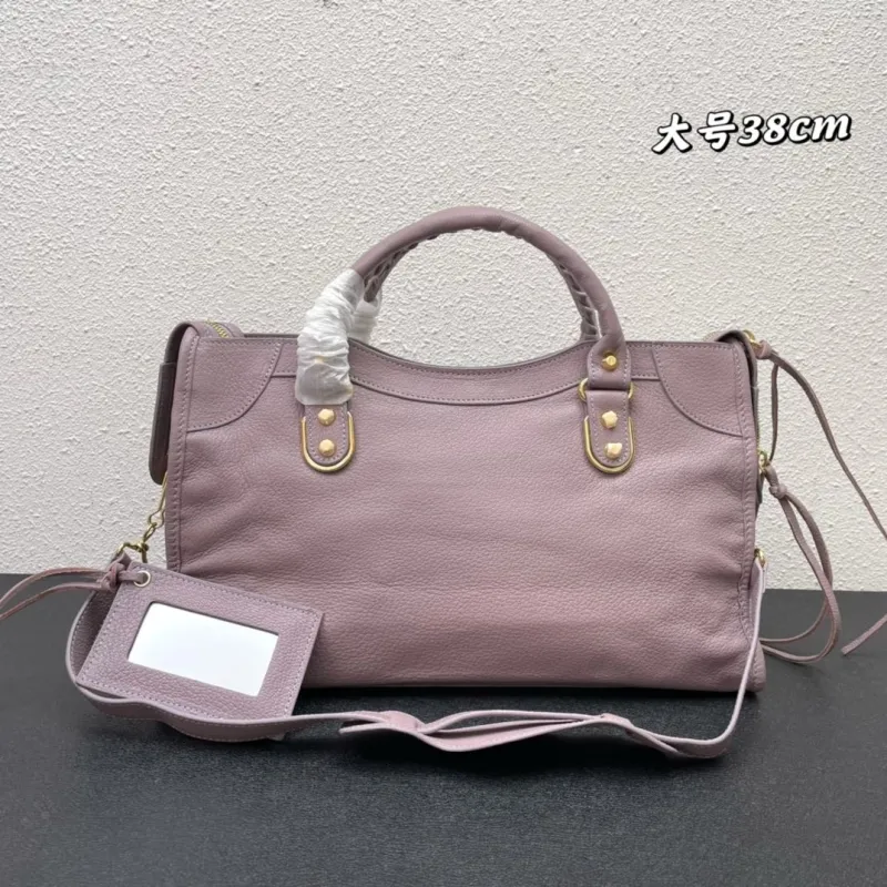 Alternative view of Balenciaga Large Mauve Top Handle Bag 422