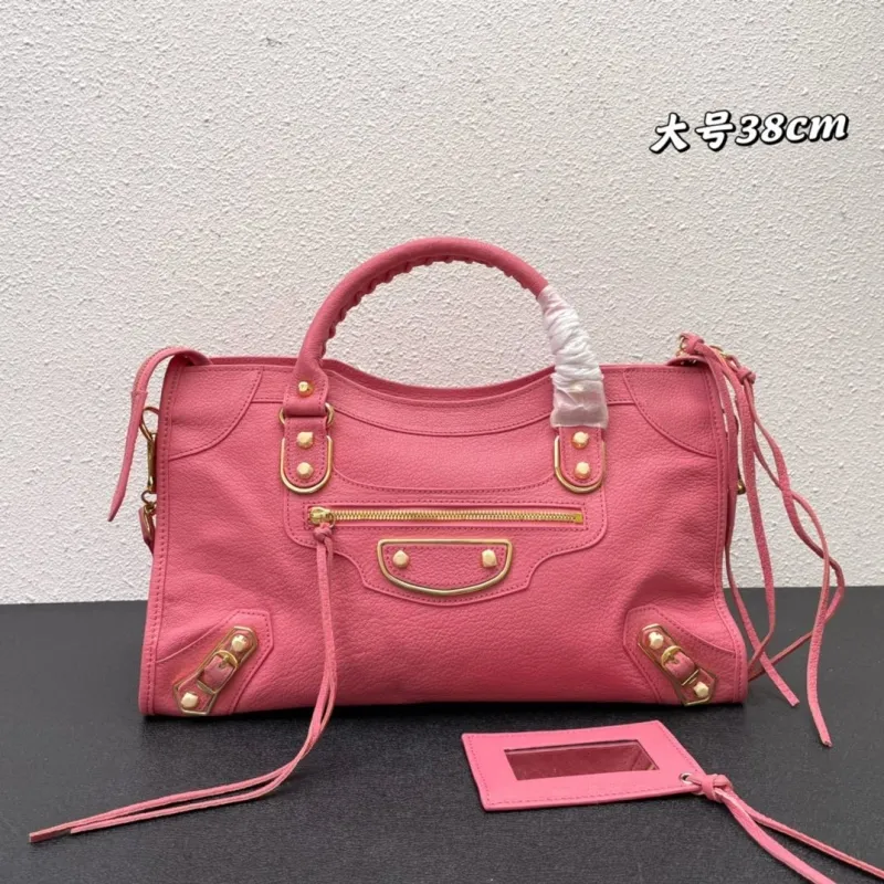 Balenciaga Large Pink Top Handle Bag