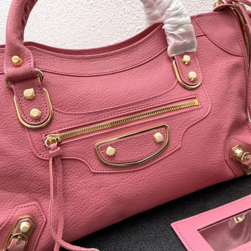 Balenciaga Large Pink Top Handle Bag - Image 4