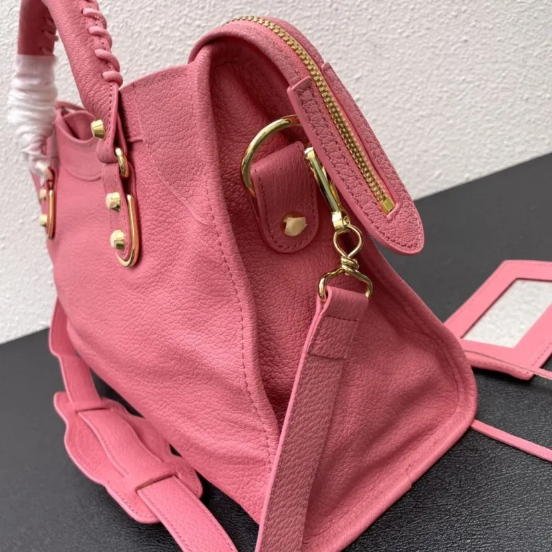 Balenciaga Large Pink Top Handle Bag - Image 5
