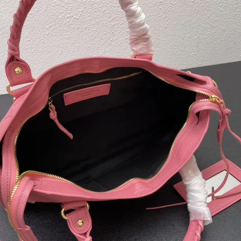 Balenciaga Large Pink Top Handle Bag - Image 8