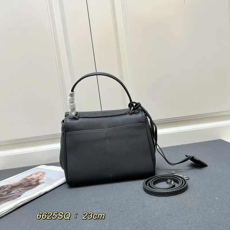 Alternative view of Balenciaga Black Top Handle Crossbody Bag 6625SQ 23cm