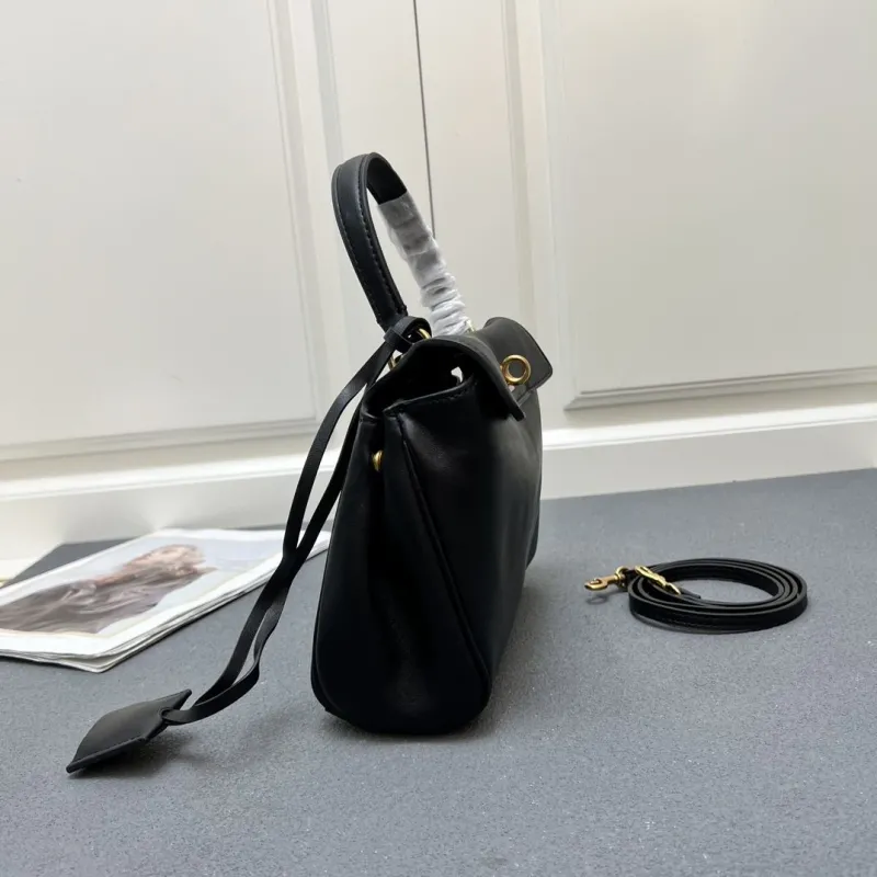 Alternative view of Balenciaga Black Top Handle Bag 6625SQ 23cm