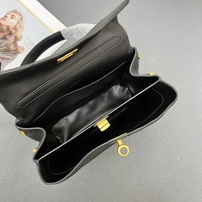 Balenciaga Black Top Handle Bag 6625SQ 23cm - Image 7
